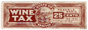 (I.B) US Revenue : Wine Tax 25c (Ohio)