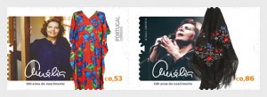 2020 Portugal Amalia - A Voice in Each of Us (2) (Scott 4240-41) MNH