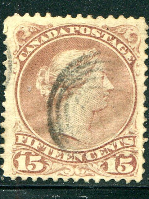 Canada #29b Large Queen Used