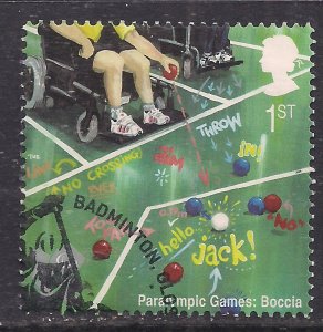 GB 2009 QE2 1st Olympic & Paralympics Boccia SG 2985 ex FDC ( AA156 )