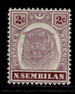 MALAYSIA - Negri Sembilan QV SG6, 2c dull purple and brown, M MINT. Cat £35.