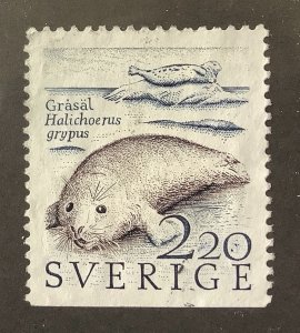Sweden 1988 Scott 1679 used - 2.20kr, Coastal waters, Grey Seal