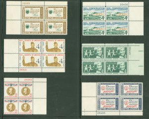 United States #1133/1148 Mint (NH) Plate Block