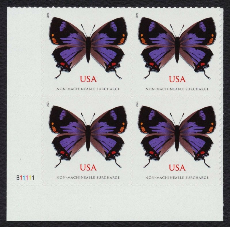 #5568 Colorado Hairstreak, Plate Block [B11111 LL] Mint **ANY 5=FREE SHIPPING**