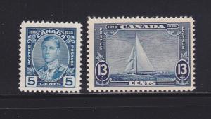 Canada 214, 216 MNH Various (A)