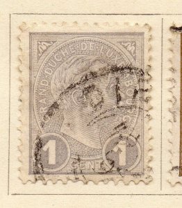 Luxembourg 1895 Early Issue Fine Used 1c. 240045