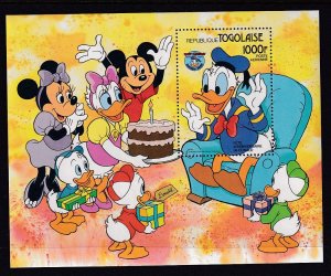 Togo 1239 Disney's Souvenir Sheet MNH VF