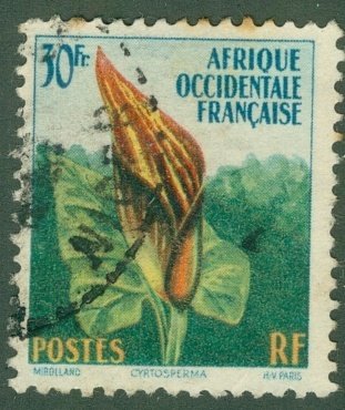 FRENCH WEST AFRICA 81 USED BIN$ 1.20