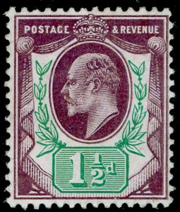 SG223 SPEC M9(-), 1½d slate purple & bluish-green (OCP), LH MINT. UNLISTED.