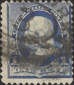 # 219 DULL BLUE USED BEN FRANKLIN SCV-0.75