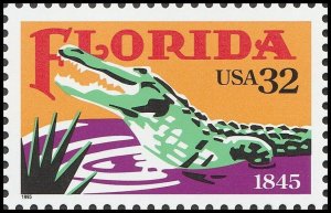 US 2950 Statehood Florida 32c single MNH 1995