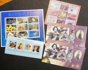 EDW1949SELL : BARBADOS Collection of VF MNH mostly 1990's-2000's. Scott Cat $136