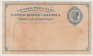 US scott # UX6 Mint Postal Card 1 Cent Liberty issued CV. $35. MNH  tone Crease