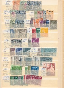 Finland Suomi Early/Mid Used MNH Mixture(Aprx 150)  MK4006