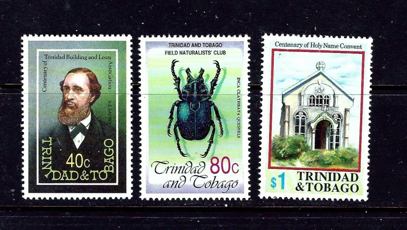 Trinidad and Tobago 539-41 MNH 1992 set