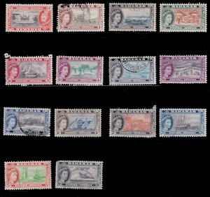 Bahamas 158-172, Used - Short Set - Queen Elizabeth