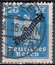 Germany; 1924: Sc. # O56: *O/Used Single Stamp