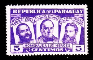 Paraguay - #481 National Heroes - MNH