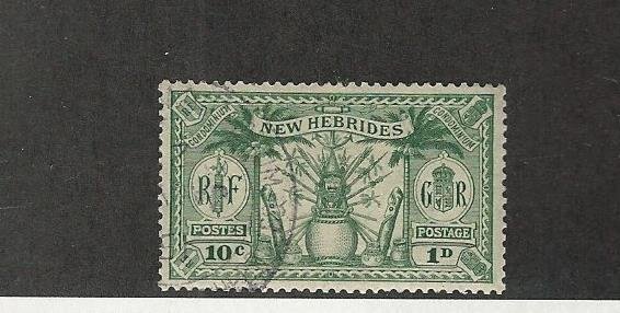 New Hebrides - British, Postage Stamp, #42 Used, 1925