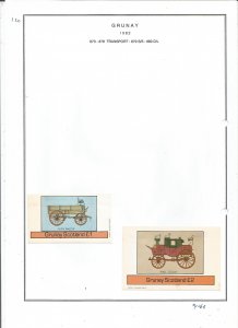 GRUNAY- 1982 - Transport - Sheets - Mint Light Hinged - Private Issue