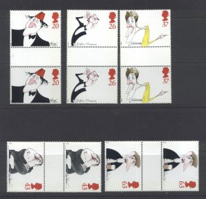 Great Britain 1809-13 MNH GUTTER PAIRS cgs (2