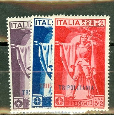 P: Tripolitania C1-3 MNH CV $72.50