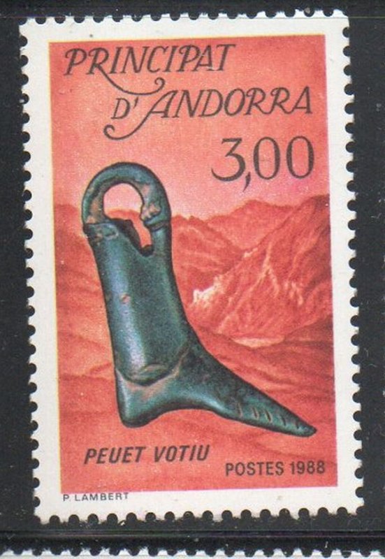 Andorra (Fr) Sc 361 1988 Shoemakers Last stamp  mint NH