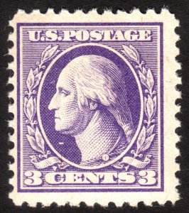 1918, US 3c, Washington, MH, Sc 530