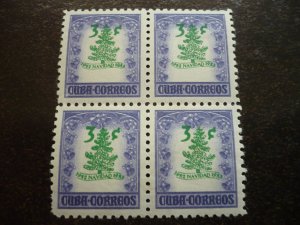 Stamps - Cuba - Scott# 498-499 - Mint Hinged Set of 2 Stamps in Blocks