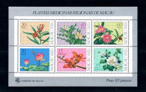 Macau 1983 Medical Plants (1ms Cpt) MNH CV$200