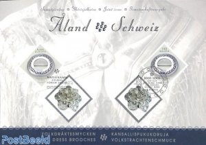 *Topical covers 2015, Joint issue leaf Aland-Switzerland