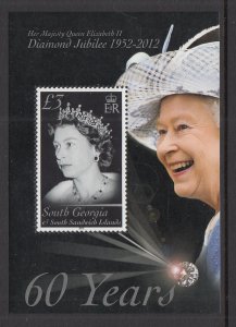 South Georgia 454 Queen Elizabeth II Souvenir Sheet MNH VF