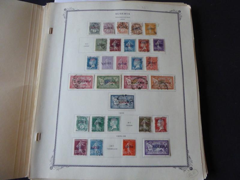 Algeria 1924-1971 Stamp Collection on Scott Specialty Album Pages