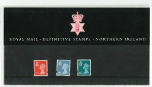 GB 2000 Machin Regionals Northern Ireland 40p, 65p & 1st Presentation Pack no.52