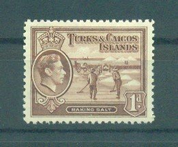 Turks & Caicos Islands sc# 80 (2) mh cat value $.45