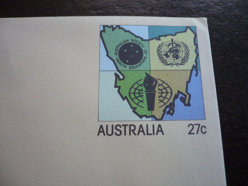 Postal History - Australia - Mint Printed Stamp First Day Cover