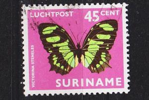 NIEDERLANDE NETHERLANDS Suriname [1972] MiNr 0629 ( O/used ) Schmetterlinge