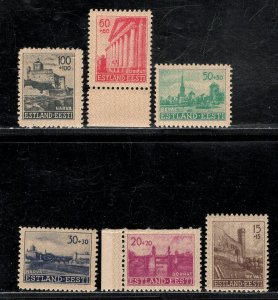 ESTONIA SC# NB1-6 FVF/MNH