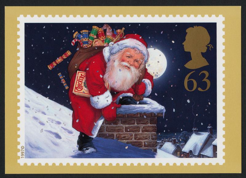 Great Britain 1776-80 Maxi (PHQ193) Cards MNH Christmas, Santa