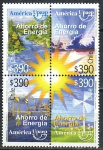 Chile Stamp 1466  - America Issue,   Energy conservation