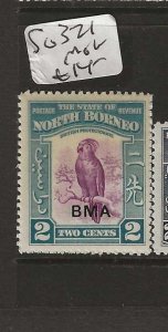 NORTH BORNEO  SG321     2C BIRD  BMA      MOG     P0829H