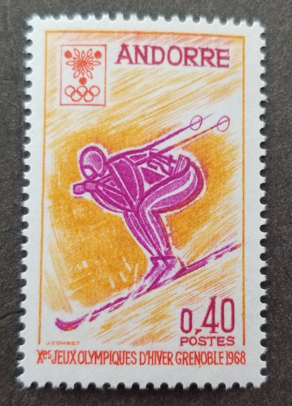 *FREE SHIP Andorra Winter Olympic Games 1968 Sport Grenoble (stamp) MNH