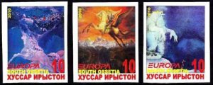 SOUTH OSSETIA - 2010 - Europa - Imperf 3v Set -Mint Never Hinged-Private Issue