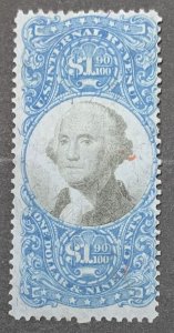 USA REVENUE STAMP SECOND ISSUE 1871  $1.90 SCOTT# R122