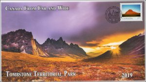 CA19-014, 2019,Far and Wide, Pictorial Postmark, First Day Cover, Tombstone Terr