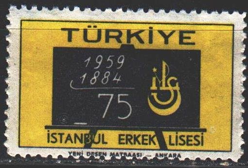 Turkey. 1959. 1618. Lyceum for boys in Istanbul. MVLH.