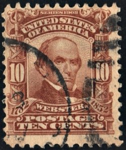 SC#307 10¢ Daniel Webster (1903) Used