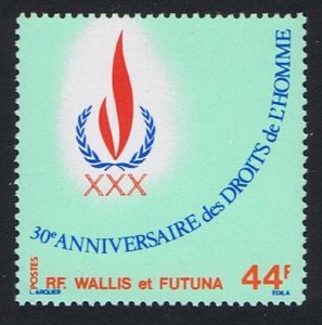 Wallis and Futuna Declaration of Human Rights 44f 1978 MNH SC#221 SG#302