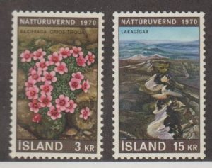 Iceland Scott #425-426 Stamp - Mint NH Set