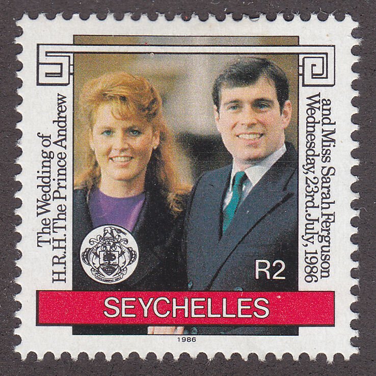 Seychelles 602 Royal Wedding Issue 1986